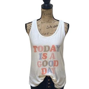 Phil love white graphic tank